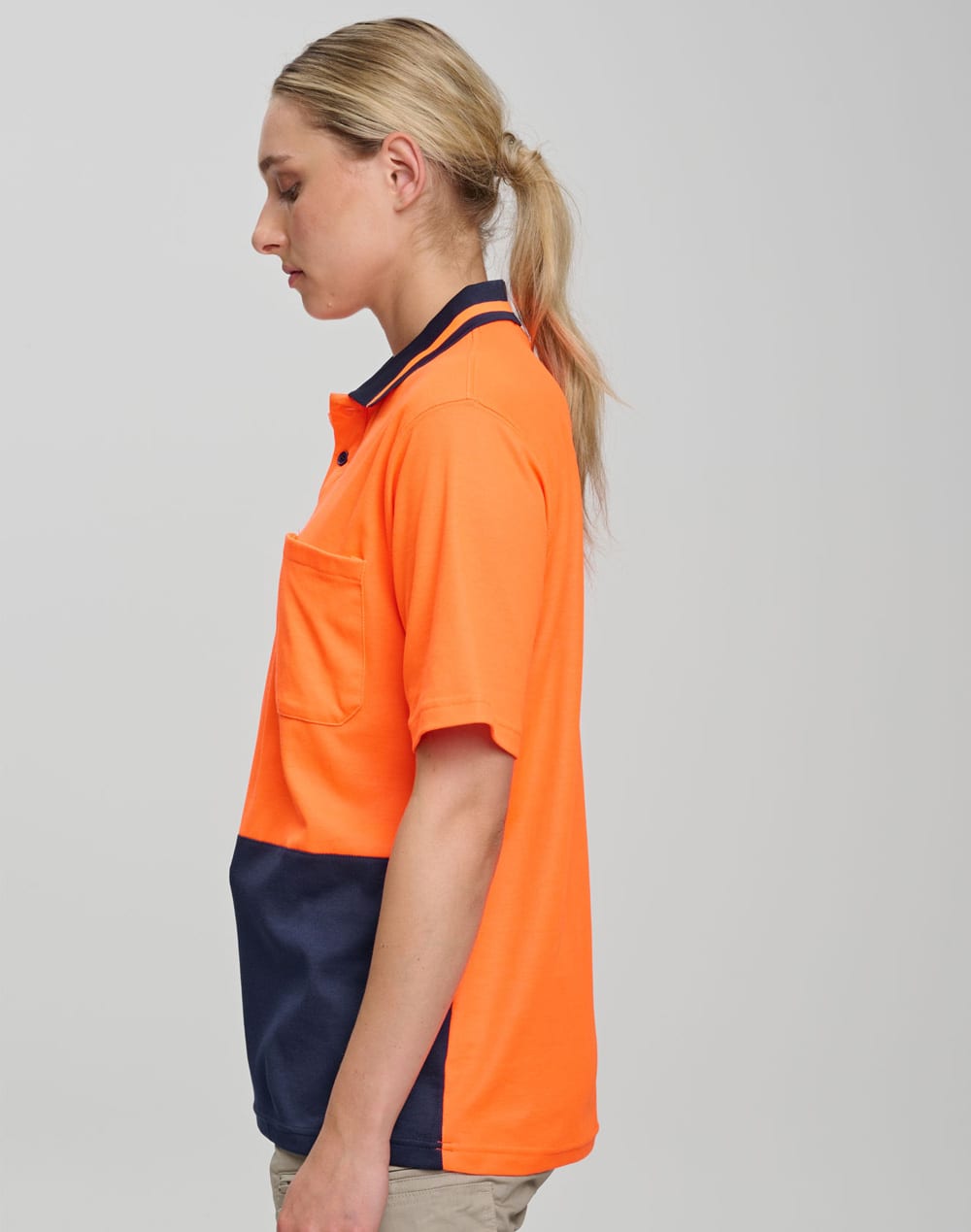 Hi-Vis truedry safety polo S/S SH-SW12