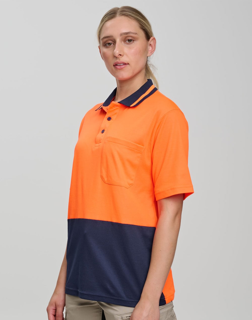 Hi-Vis truedry safety polo S/S SH-SW12