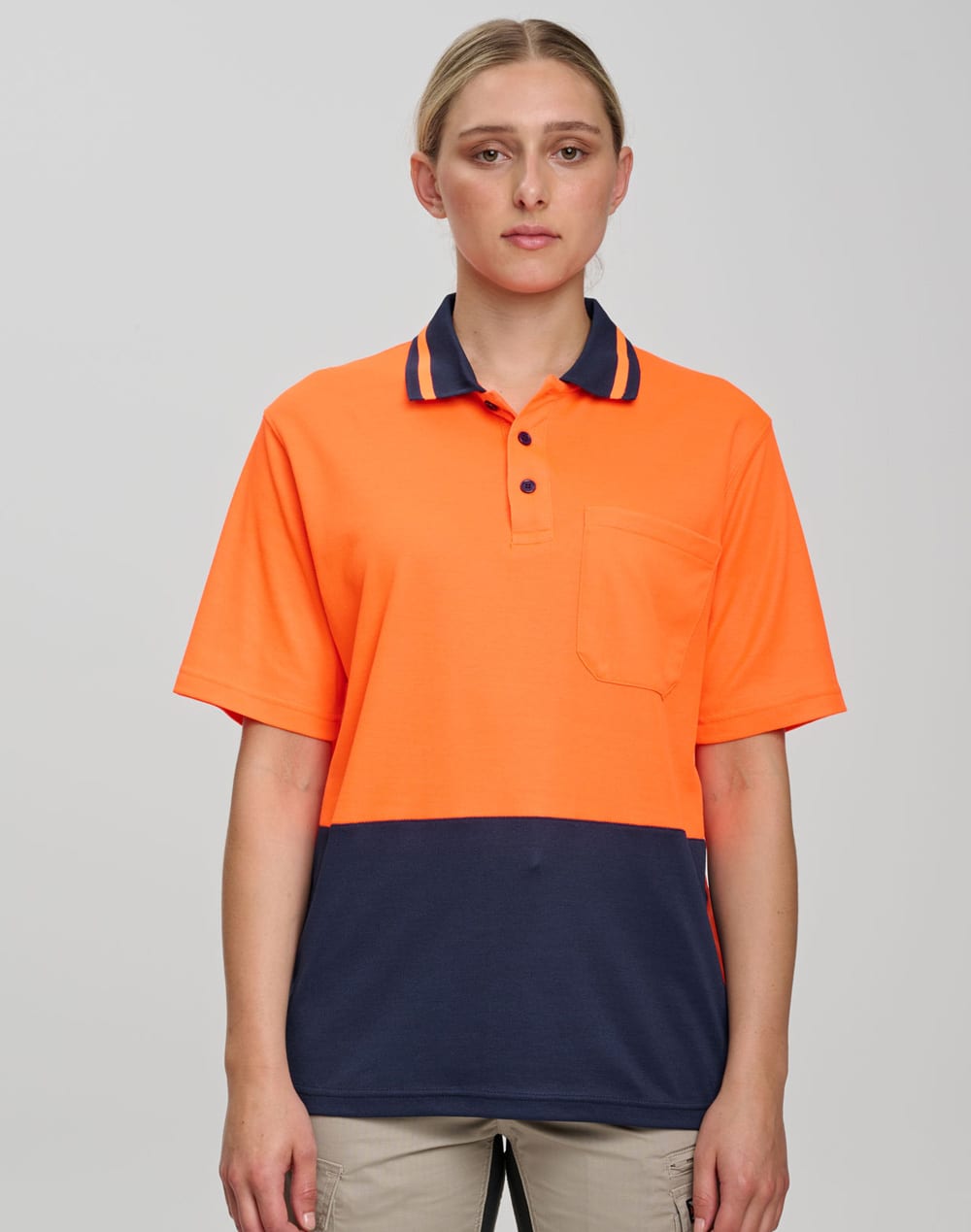 Hi-Vis truedry safety polo S/S SH-SW12