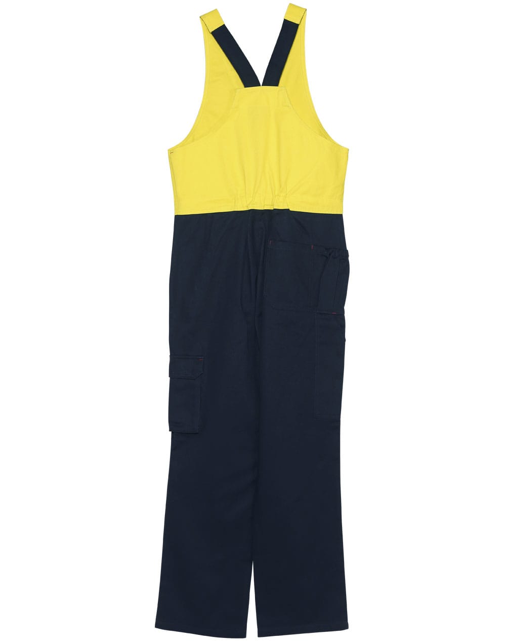 Hi-His Two Tone Men's Cotton Drill Action Back Overall-Regular SH-SW201