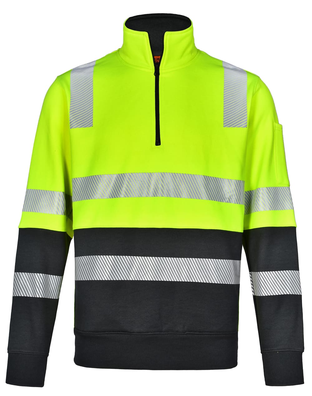 Unisex Biomotion Vic Rail Safety Jumper SW32 | Yellow/Charcoal