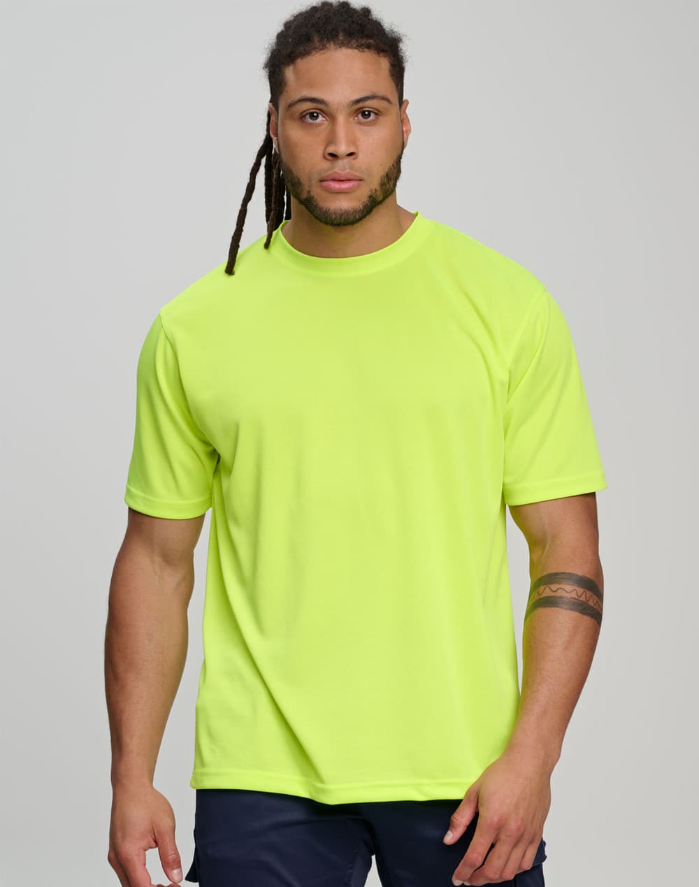 Cooldry Hi-Vis Mini Waffle Safety Tee SH-SW39