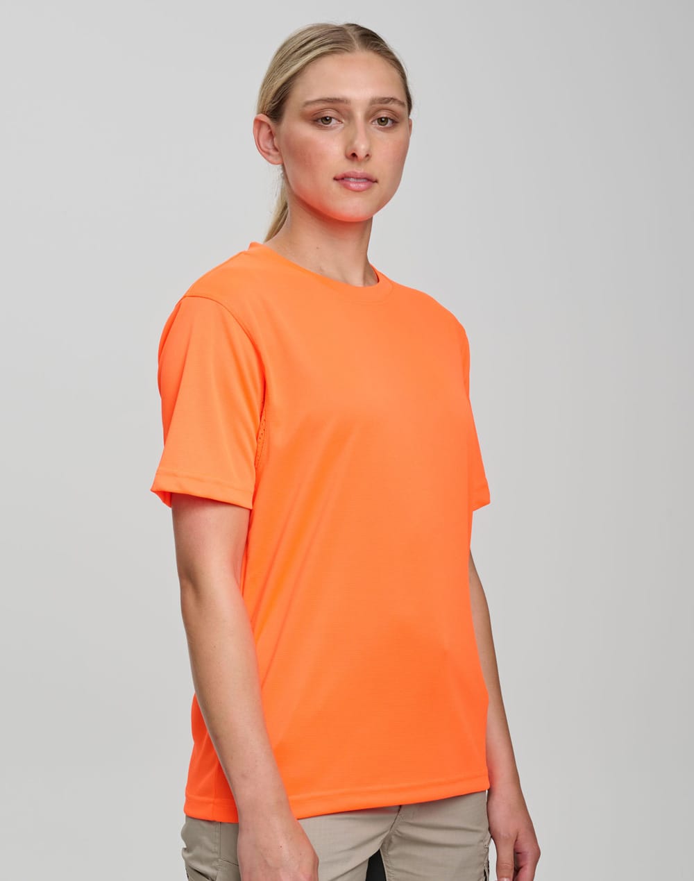 Cooldry Hi-Vis Mini Waffle Safety Tee SH-SW39