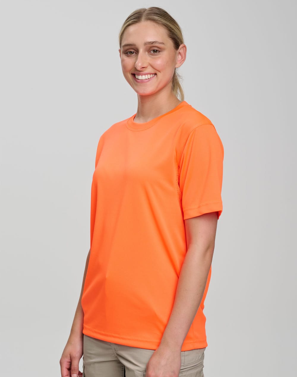 Cooldry Hi-Vis Mini Waffle Safety Tee SH-SW39