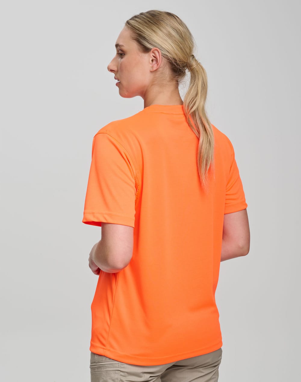 Cooldry Hi-Vis Mini Waffle Safety Tee SH-SW39