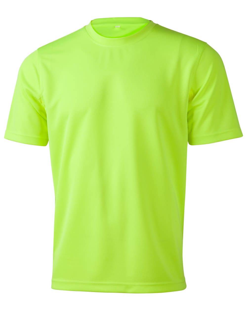 Adults Hi-Vis CoolDry Mini Waffle Safety Tee SW39 | Yellow