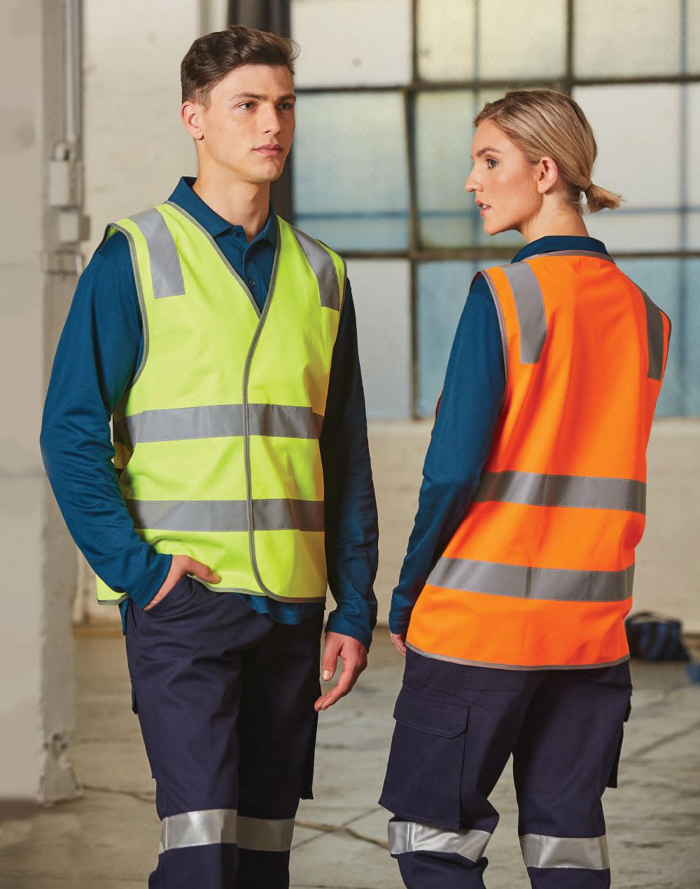 Safety Vest With Shoulder Tapes SW43