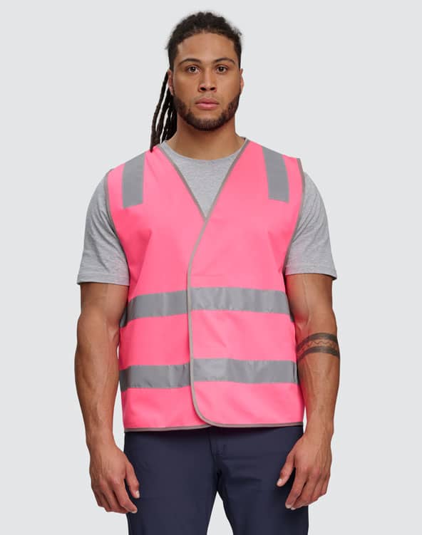 Hi Vis Safety Vest With Shoulder Reflective Tapes SH-SW43