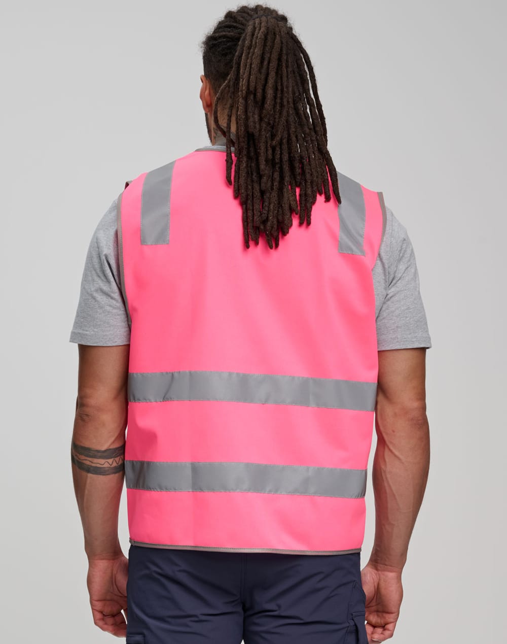 Hi Vis Safety Vest With Shoulder Reflective Tapes SH-SW43