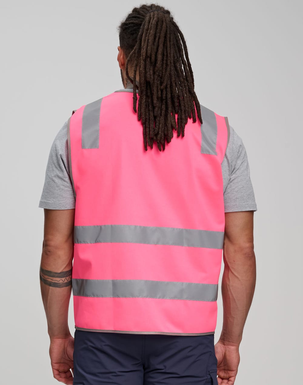 Hi Vis Safety Vest With Shoulder Reflective Tapes SH-SW43