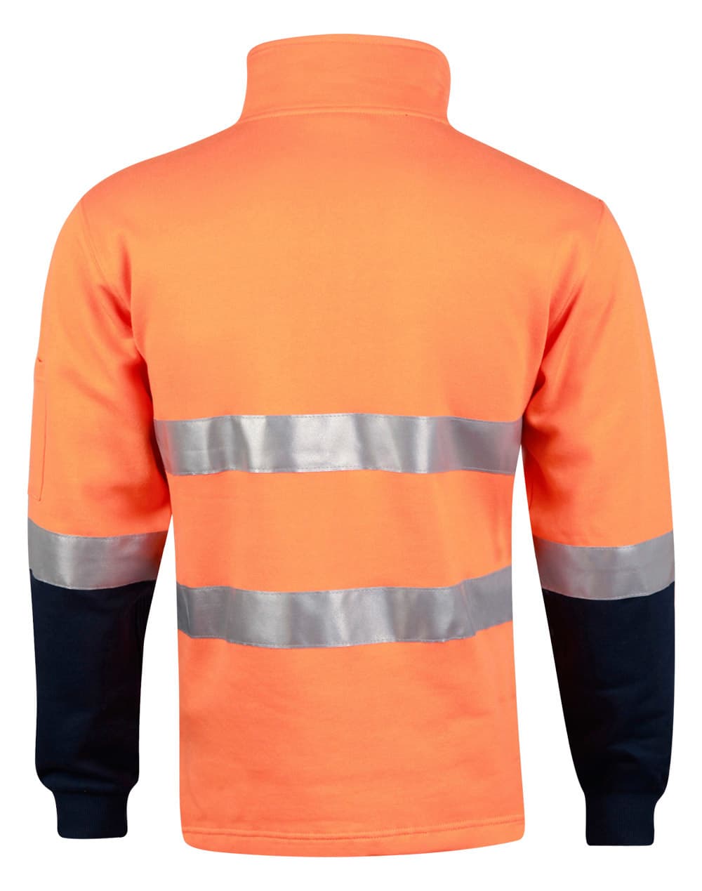 Hi-Vis Two Tone Cotton Fleecy Sweat With 3M tapes SH-SW48