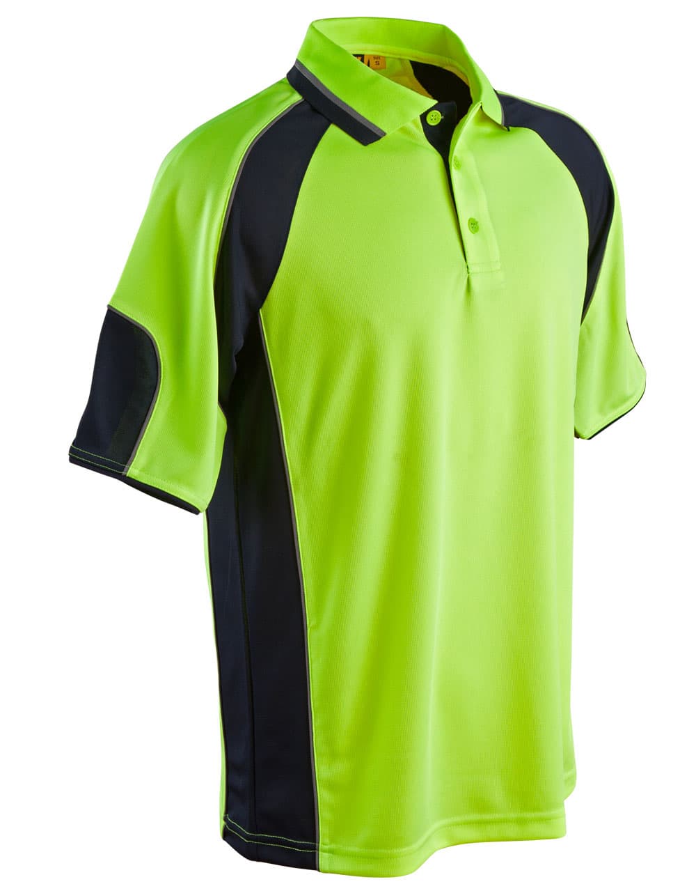 Men's Hi-Vis Cooldry Contrast Polo with Sleeve Panels SH-SW61