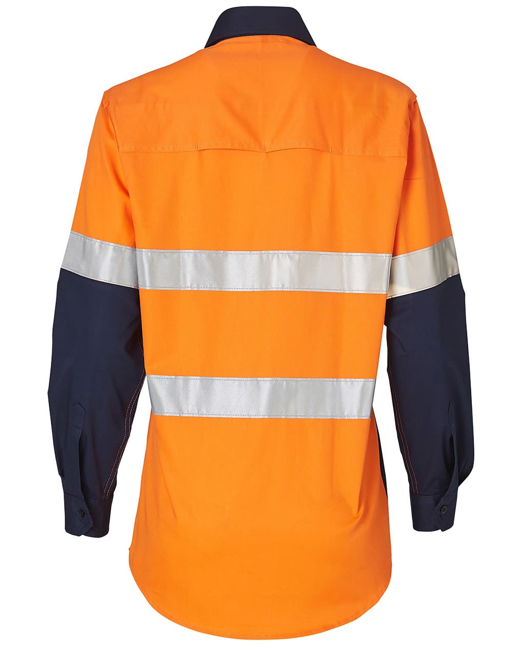 Ladies High Visibility Cool-Breeze Cotton Twill Safety Shirt with 3M Tapes SW65 | 