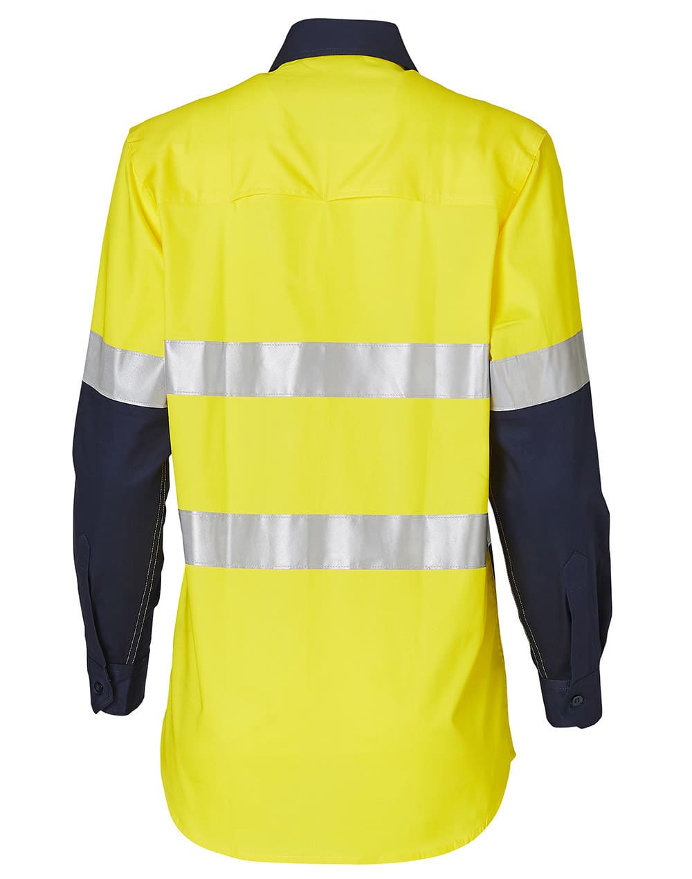 Ladies High Visibility Cool-Breeze Cotton Twill Safety Shirt with 3M Tapes SW65 | 