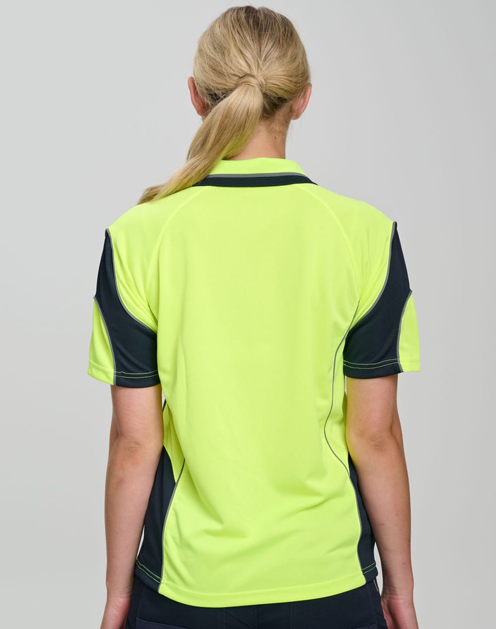 Cooldry Hi-Vis Mini Waffle Safety Polo SH-SW71