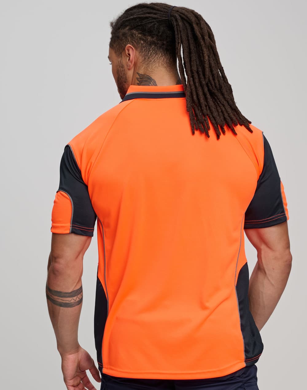 Cooldry Hi-Vis Mini Waffle Safety Polo SH-SW71