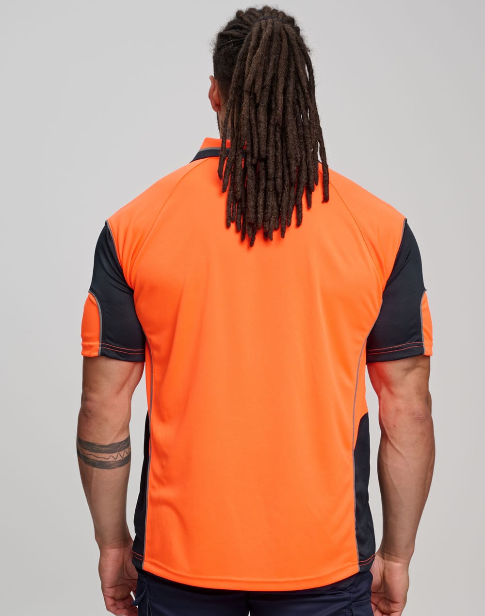 Cooldry Hi-Vis Mini Waffle Safety Polo SH-SW71