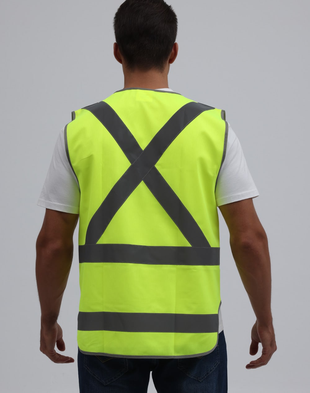 Hi-Vis X Back Safety Vest with Tail SH-SW72