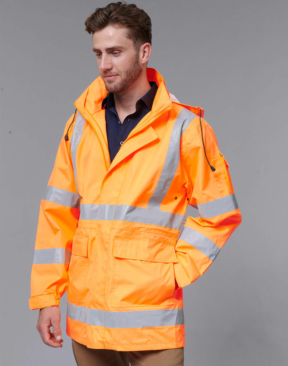 Unisex Vic Rail Three-In- One Safety Jacket SW77 | 