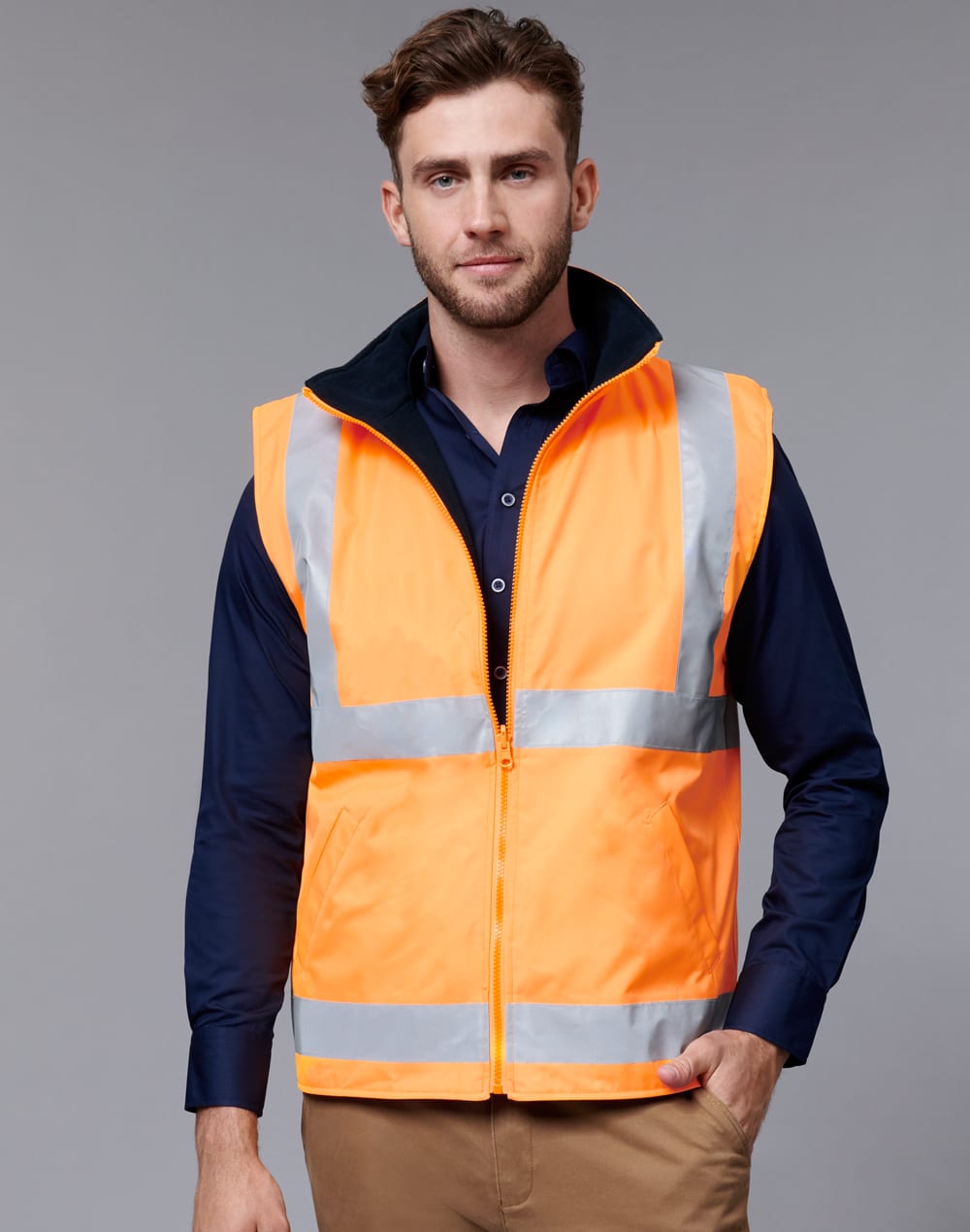 Unisex Vic Rail Safety Vest SW76