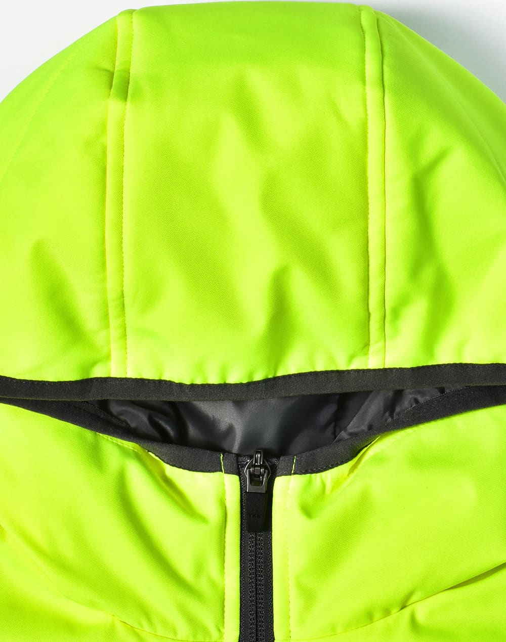 Unisex Hi Vis Modern Styling Hooded Puffer Jacket