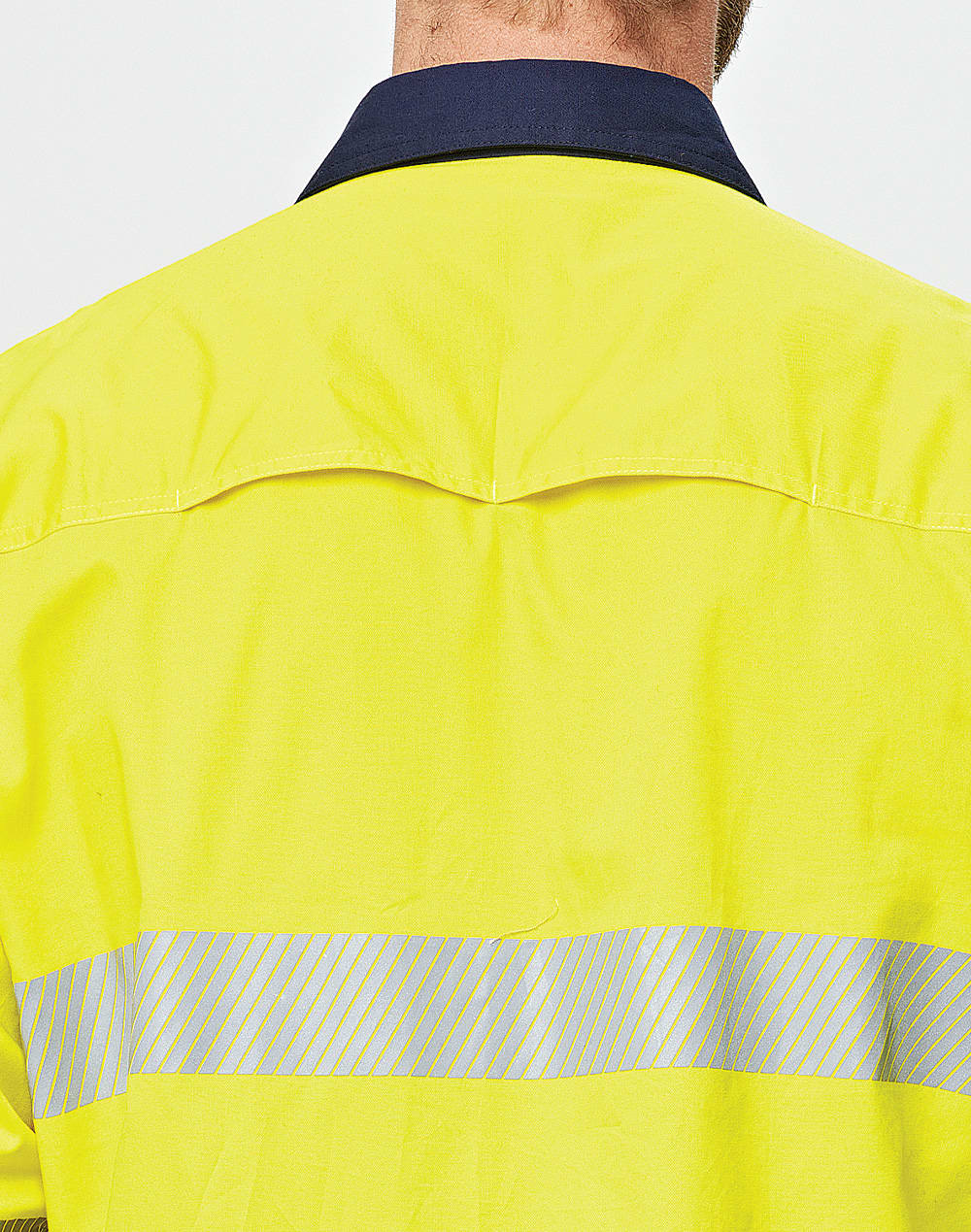 Unisex Hi Vis Cool-Breeze Safety Ls Shirt (Segmented Tape) SW83 | 