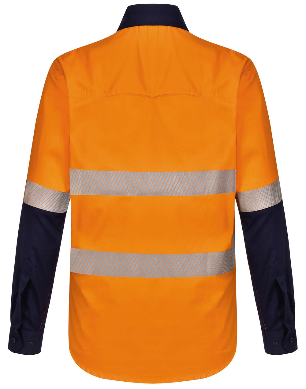 Unisex Hi Vis Cool-Breeze Safety Ls Shirt (Segmented Tape) SW83 | 