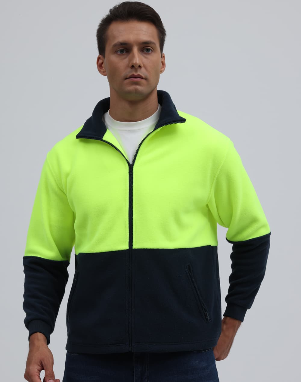 Hi-Vis Polar Fleece Full Zip Jacket SH-SW84