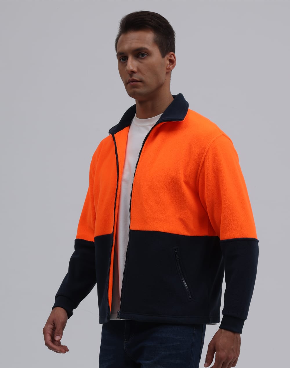 Hi-Vis Polar Fleece Full Zip Jacket SH-SW84