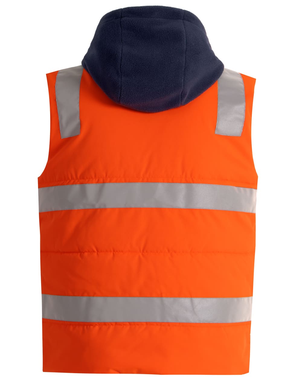 Unisex Hi Vis Hooded Puffer Vest SH-SW93