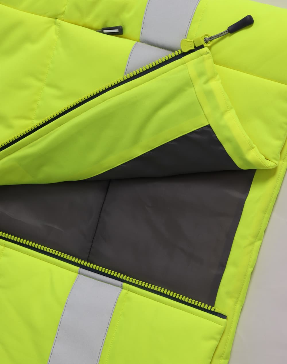 Unisex Hi Vis Hooded Puffer Vest SH-SW93