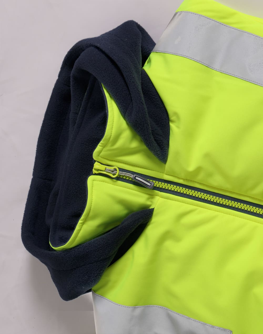 Unisex Hi Vis Hooded Puffer Vest SH-SW93