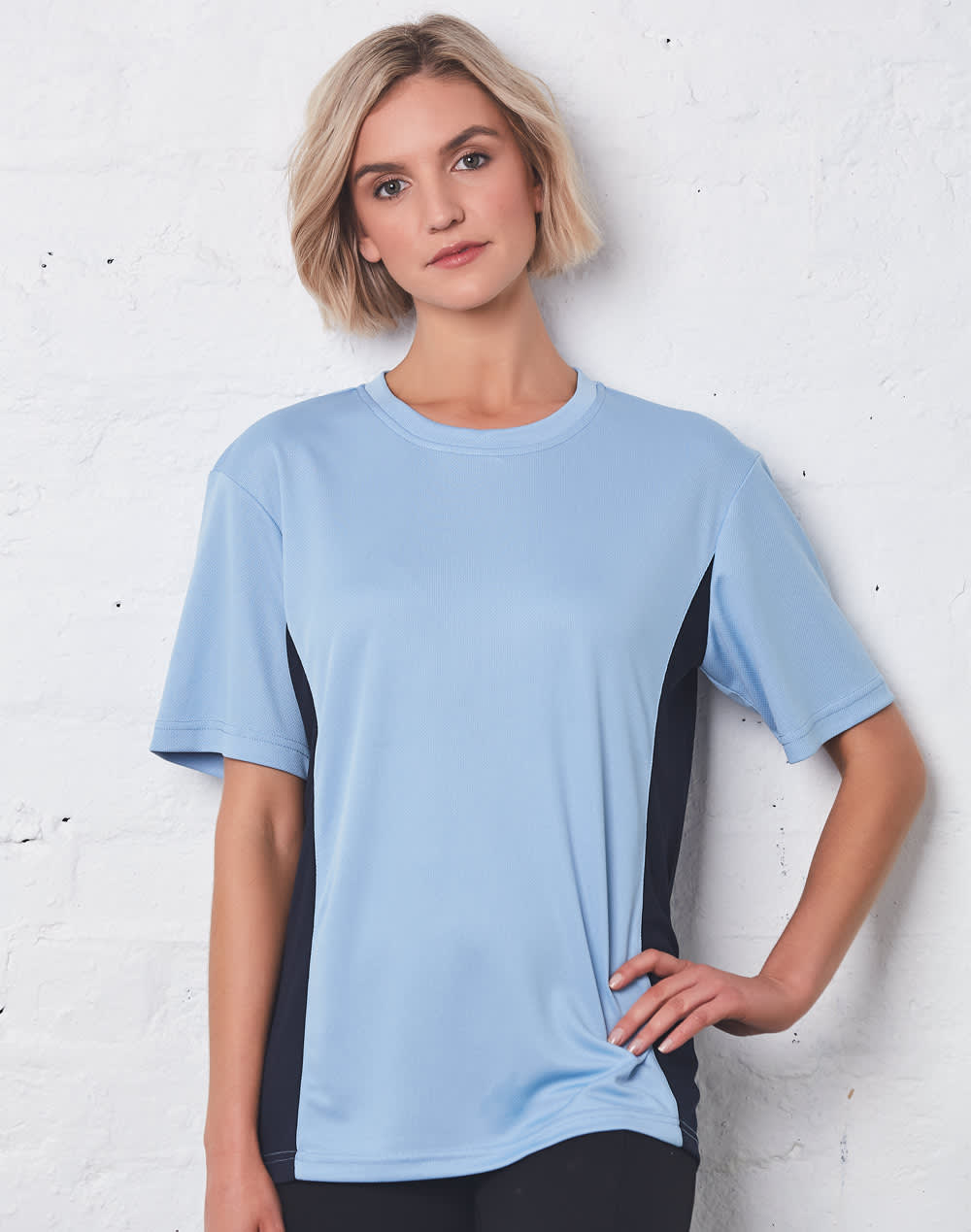CoolDry short sleeve contrast tee SH-TS12