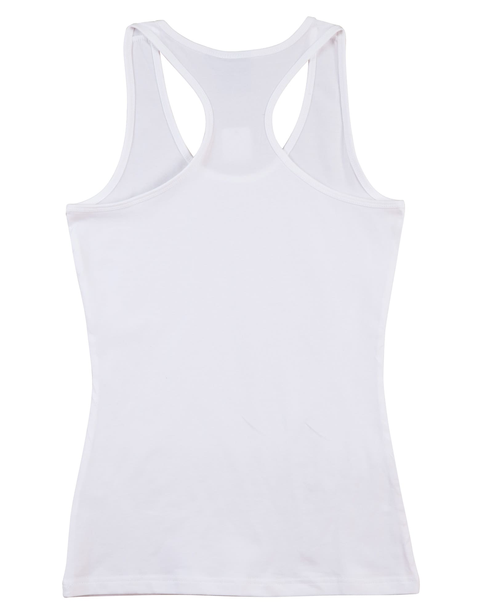 Ladies Cotton Stretch Fitted Singlet TS21A | 