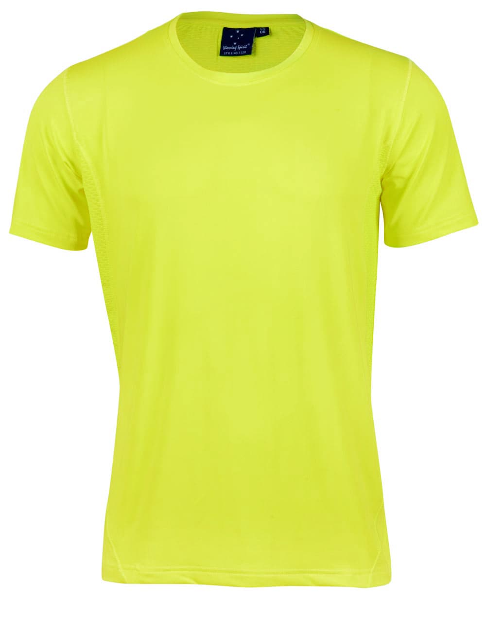 Mens CoolDry Stretch Tee Shirt TS29 | Fluoro Yellow