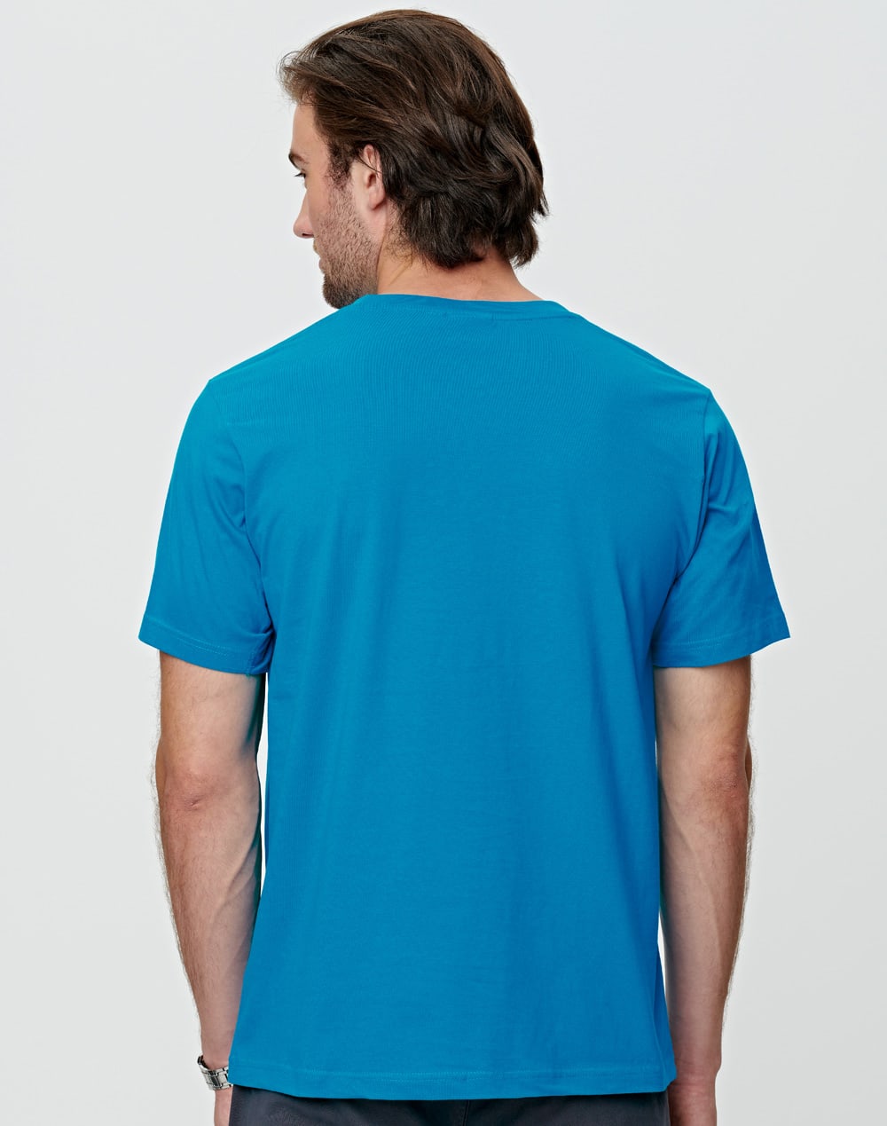 Mens 100% Cotton Semi Fitted Tee Shirt TS37 | 