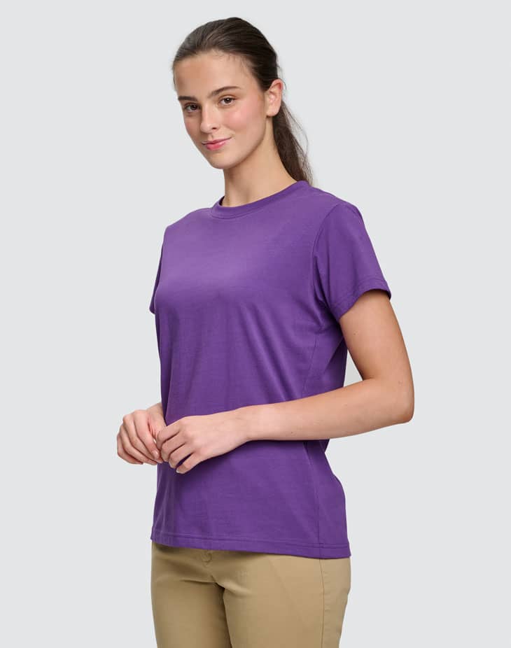 Ladies' Cotton Semi Fitted Tee SH-TS38