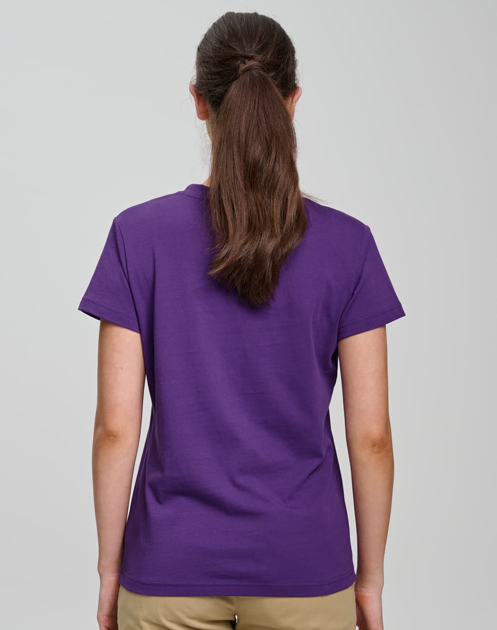Ladies' Cotton Semi Fitted Tee SH-TS38