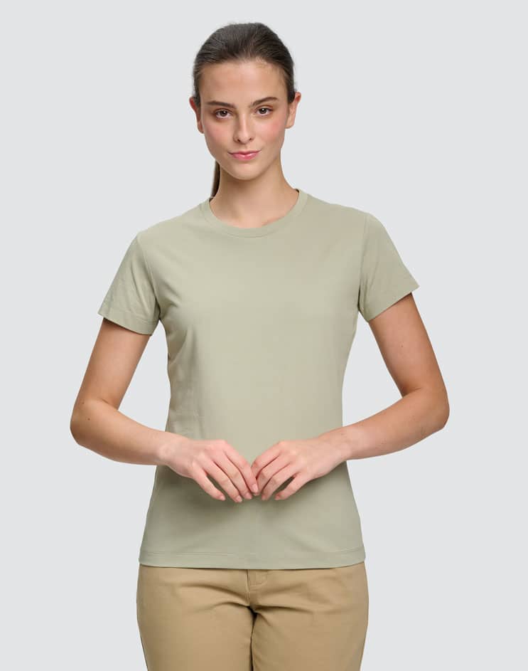 Ladies' Premium Cotton Face S/S Tee Shirt SH-TS44