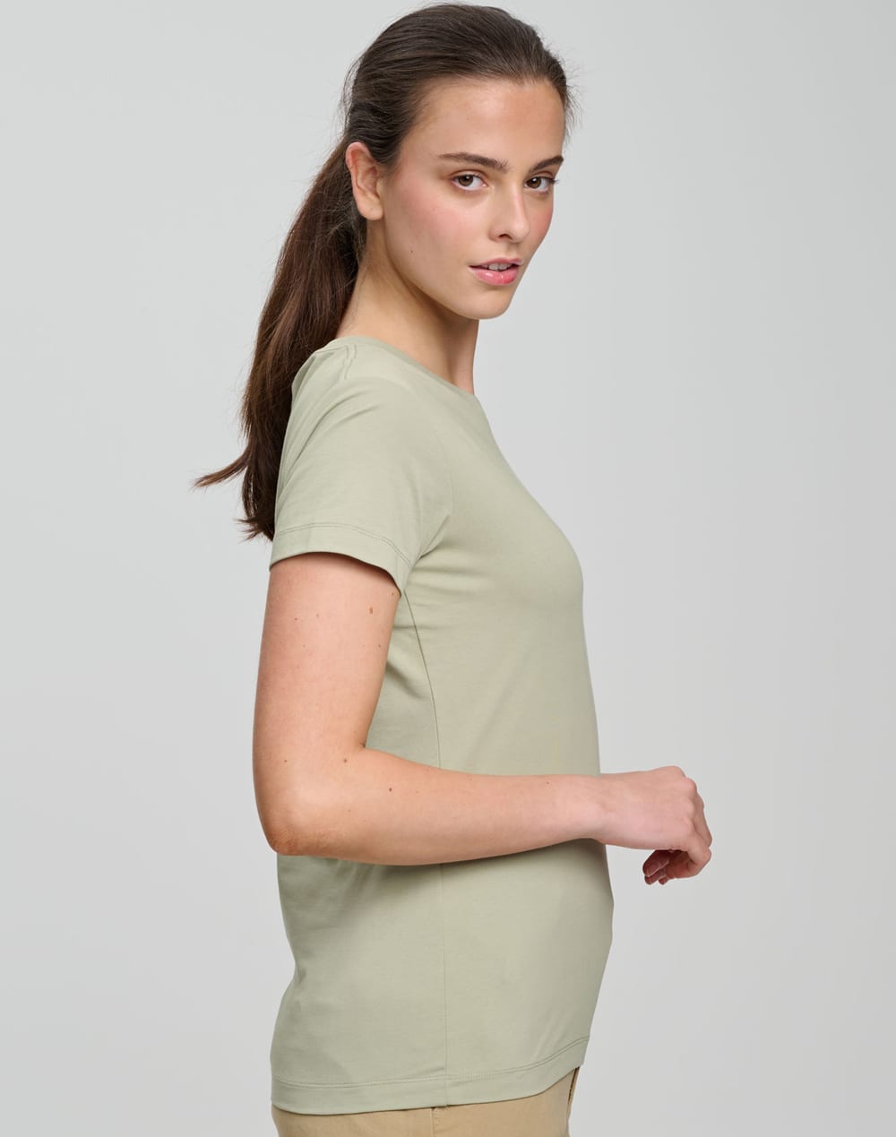 Ladies' Premium Cotton Face S/S Tee Shirt SH-TS44