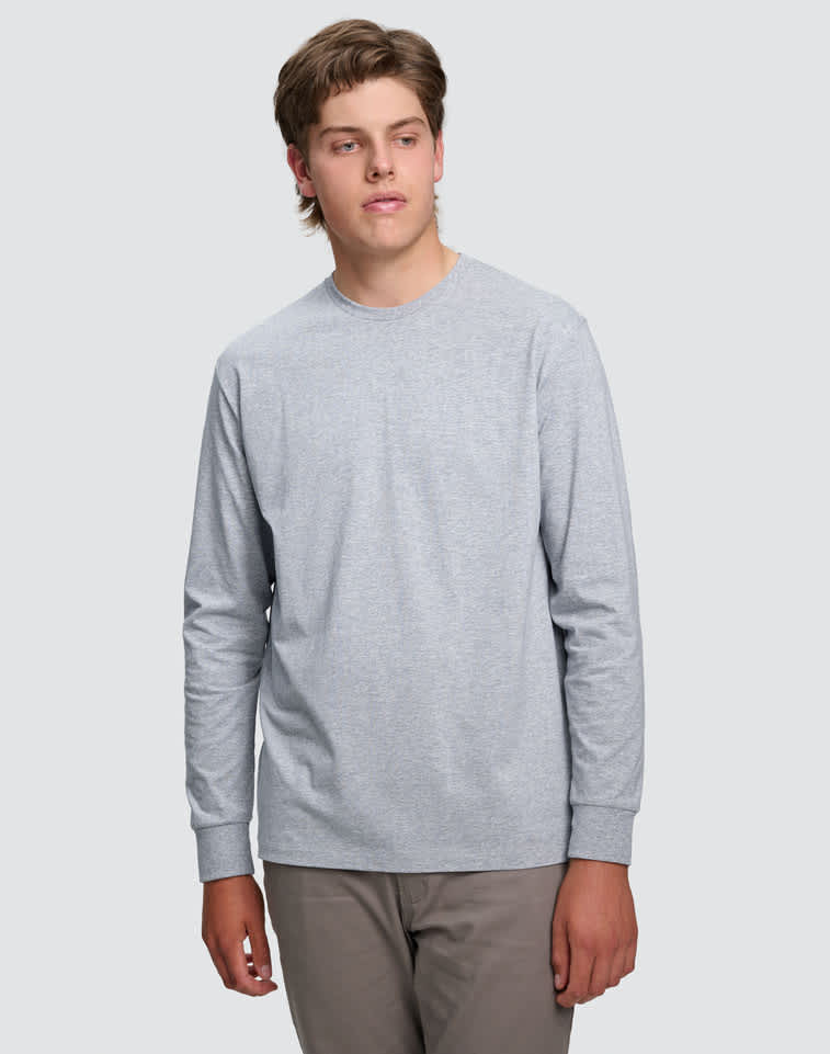 Men's Premium Cotton Face L/S Tee Shirt SH-TS47