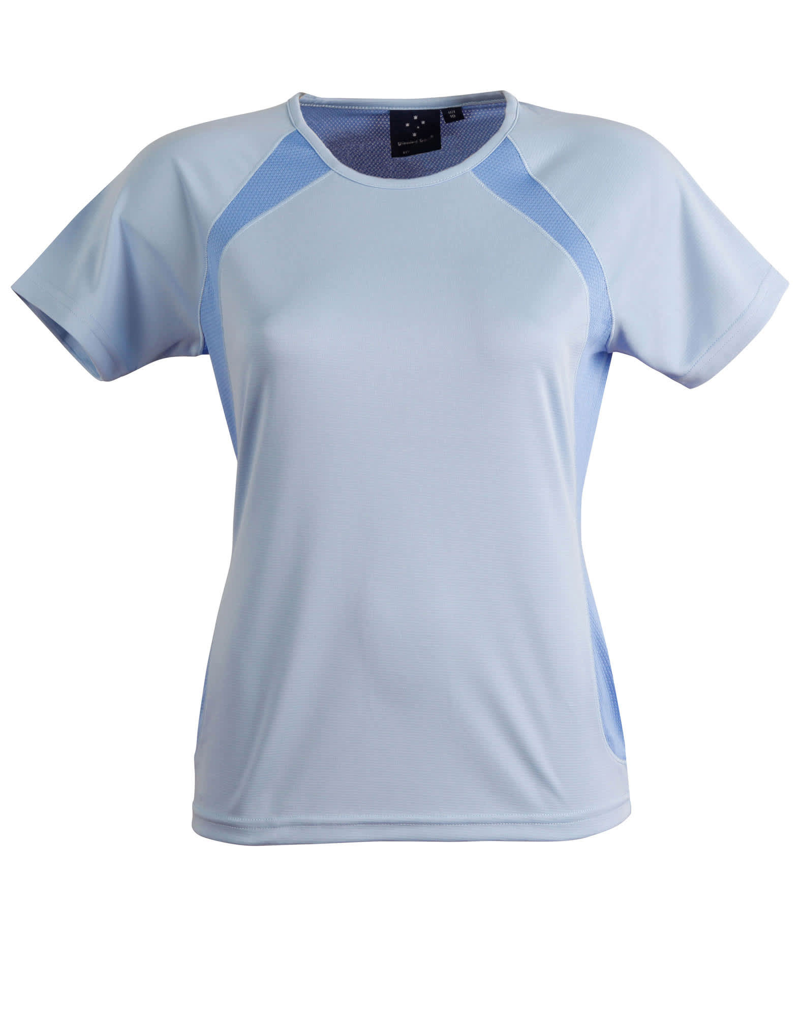 Ladies CoolDry Athletic Tee Shirt TS72 | Sky/Light Blue