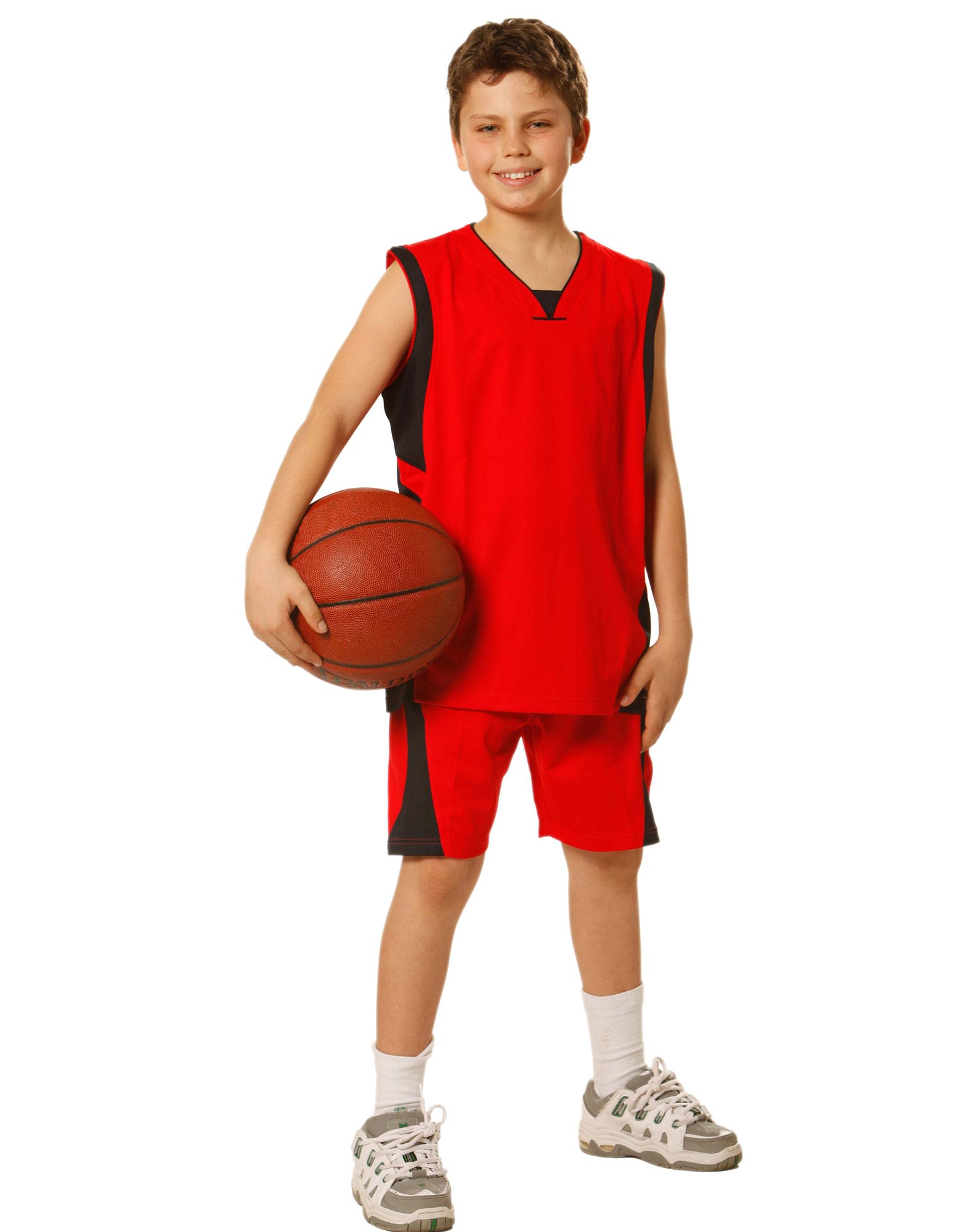 Kids CoolDry Basketball Contrast Colour Singlet TS83K | 