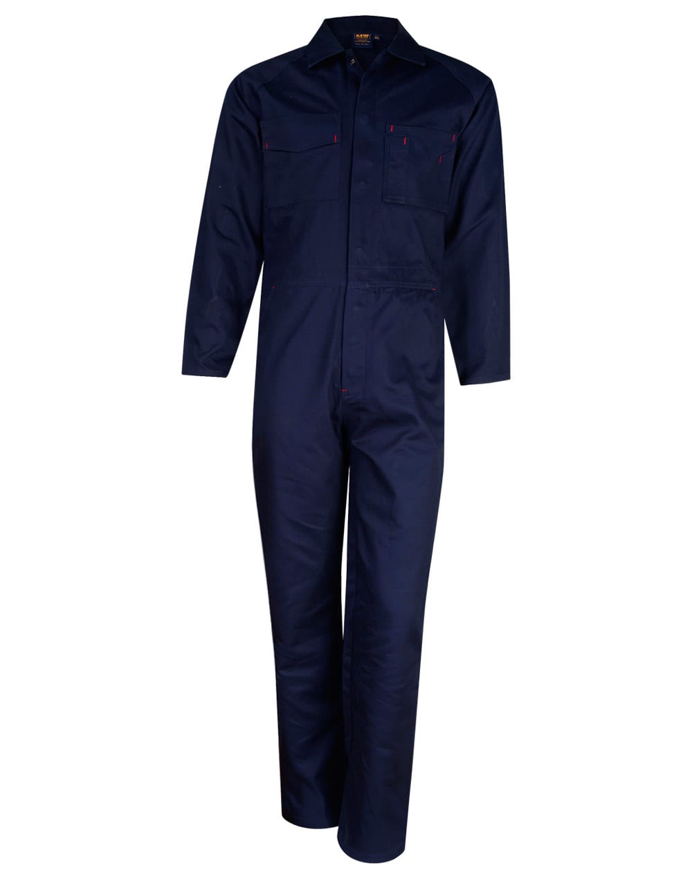 Mens Cotton Drill Coverall WA08 | Navy