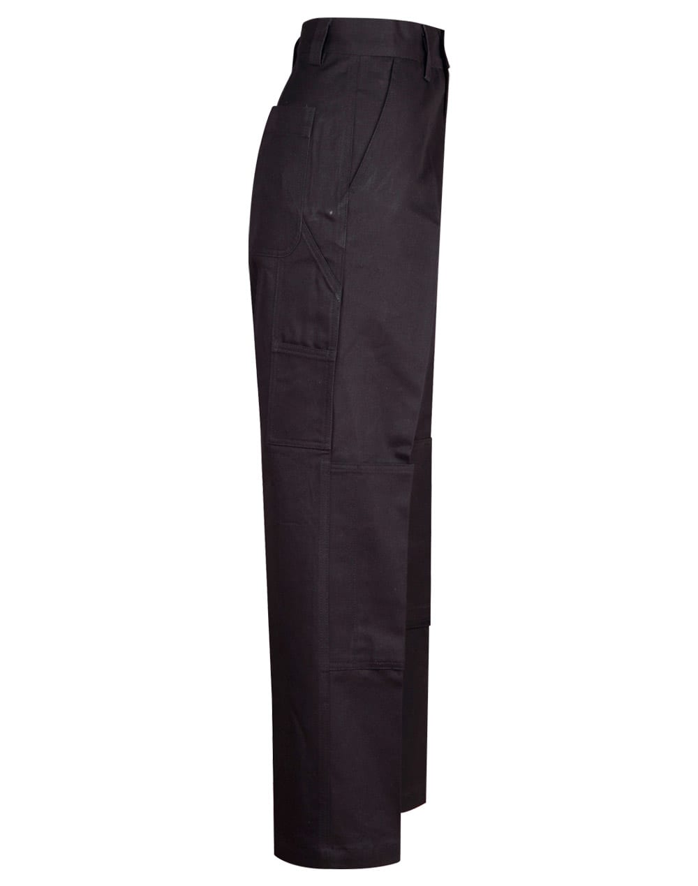 Men's Cotton Drill Pre-shrunk Cargo Pants With Knee Pads - WP03 Image