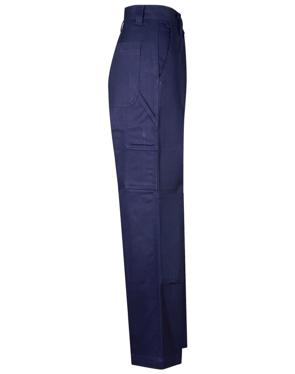 Men's Cotton Drill Pre-shrunk Cargo Pants With Knee Pads - WP03 Image