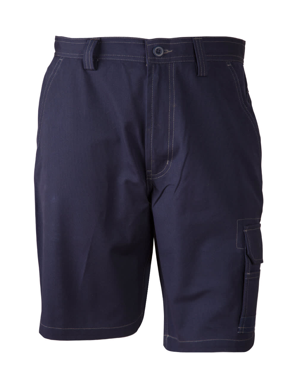 Unisex Cotton Canvas Cargo Pants with CORDURA WP21 | Navy