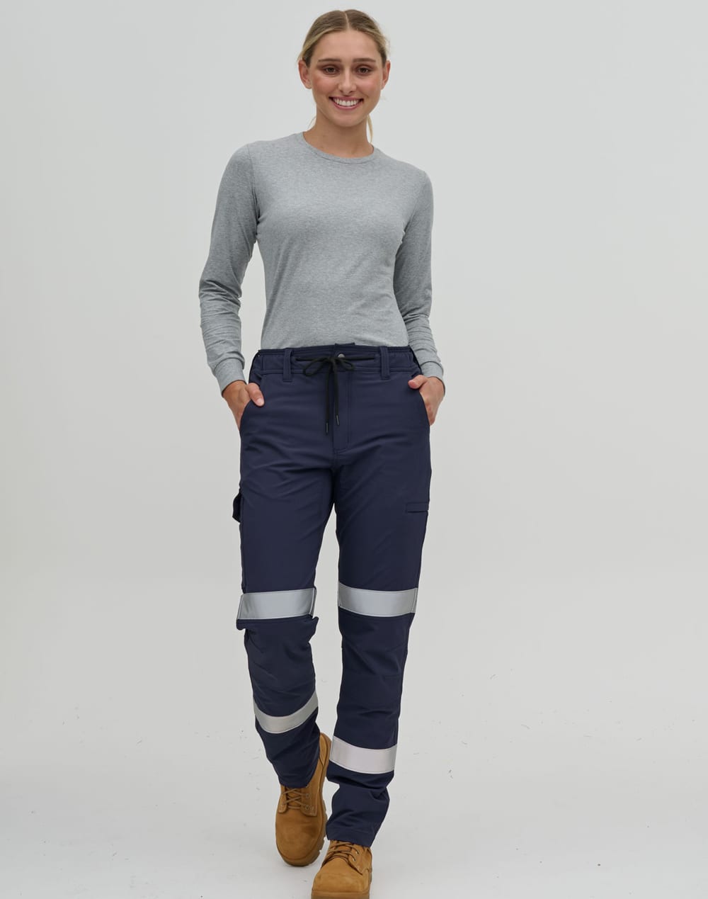 DWR Water Repellent Flexi Work Pants With Tapes SH-WP30HV