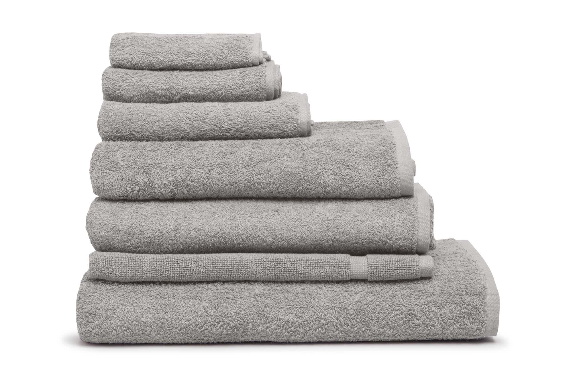 Elite Large Hand Towel 500 gsm Silver