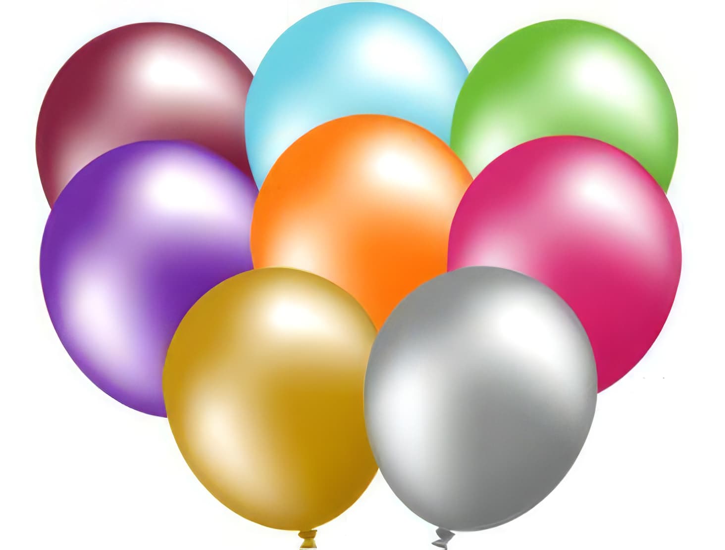 30 cm Metallic Printed Balloons